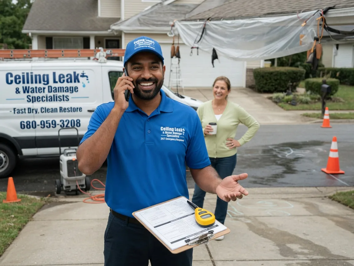 Ceiling Leak Cleanup Hiram, GA FAQs